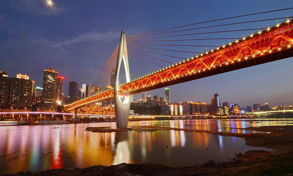 重慶東水門長(zhǎng)江大橋、千廝門嘉陵江大橋